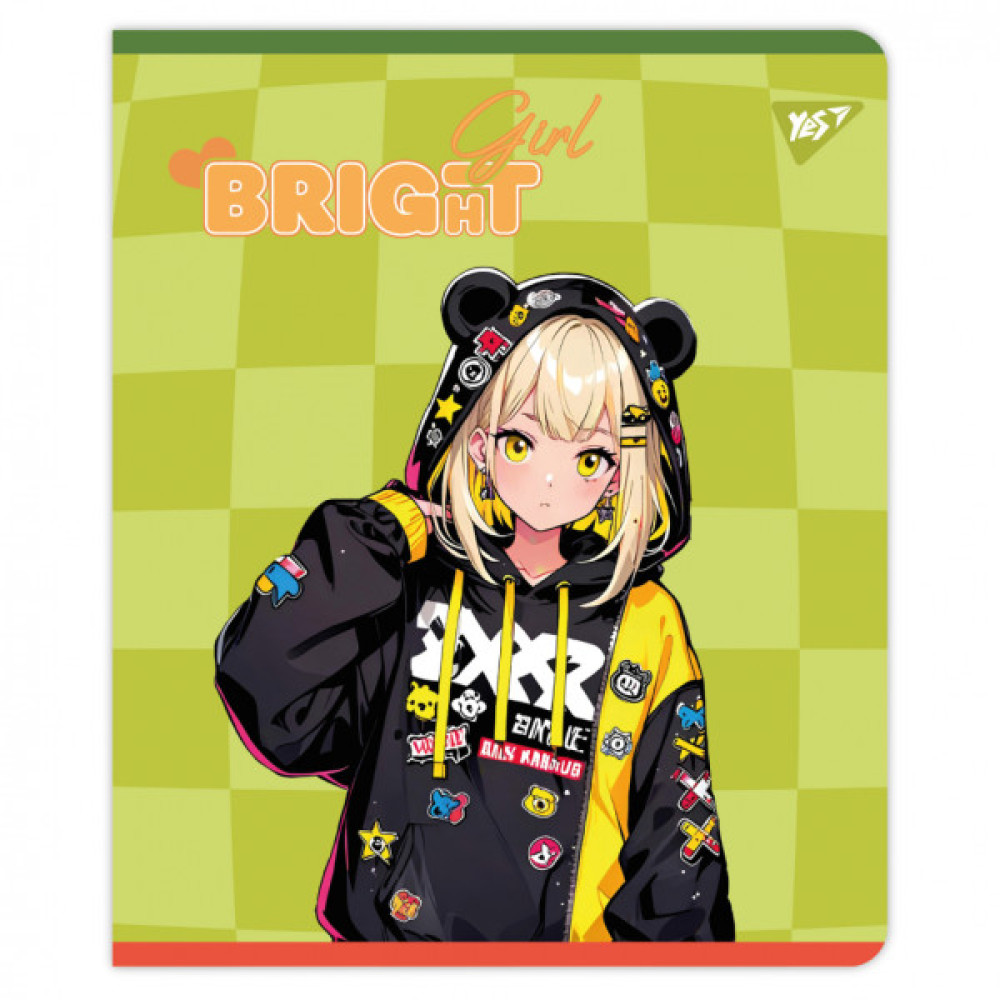 Зошит Yes Bright teenagers А5 18 аркушів клітинка (767515)