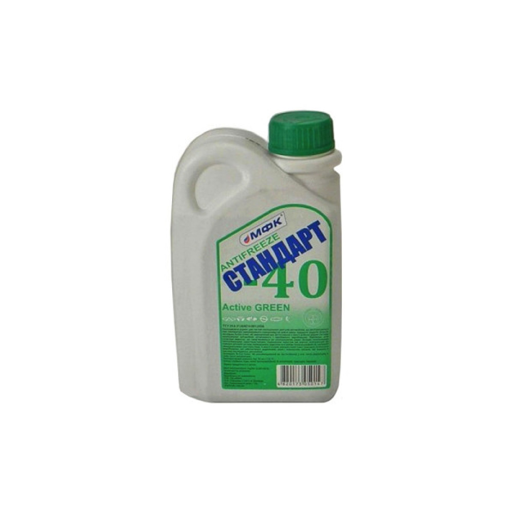 Антифриз МФК "Active Green -40" (-32C) ТМ "Стандарт" ПЕ кан 0.97 кг (43192)