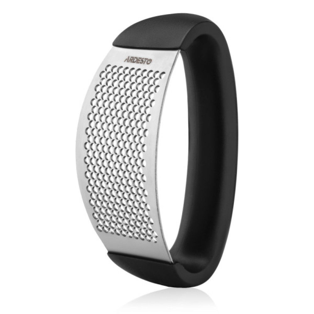 Прес для часнику Ardesto Gemini, 12см, нержавіюча сталь, пластик, чорний (AR7002B)