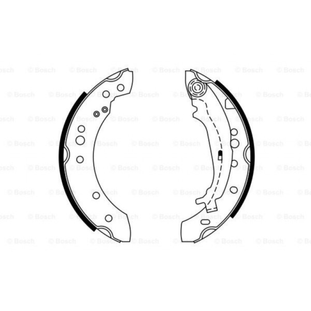 Гальмівні колодки Bosch 0 986 487 746