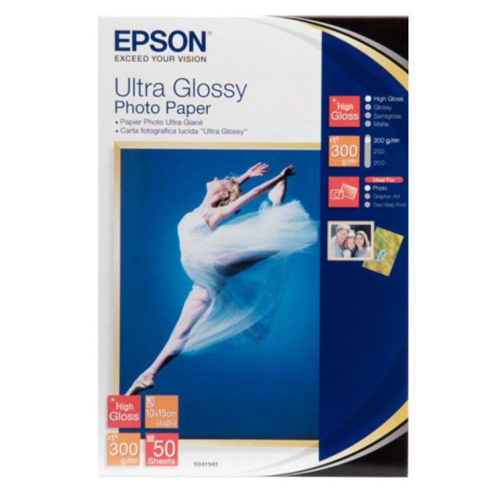 Фотопапір Epson 10х15 Ultra Glossy (C13S041943)