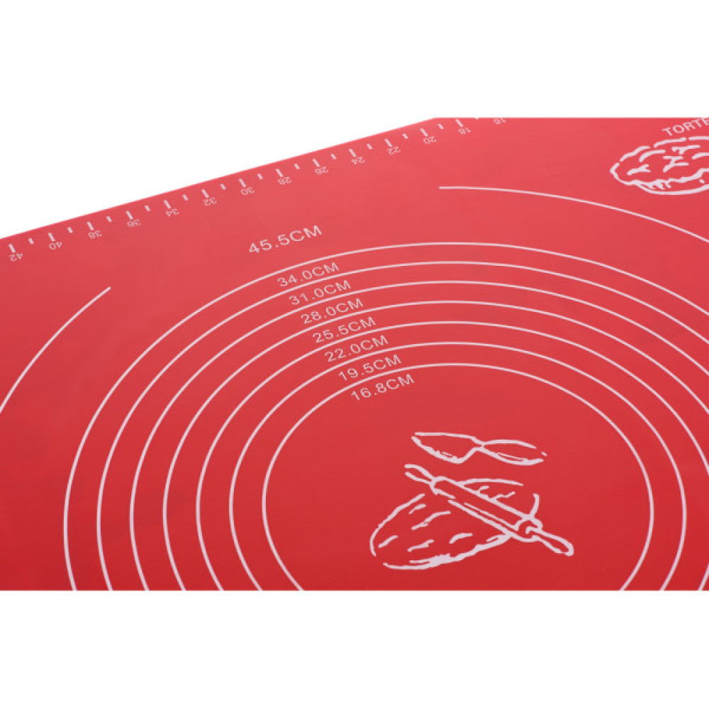 Кондитерський килимок Ardesto Golden Brown 50 x 60 см Red (AR2406SR)