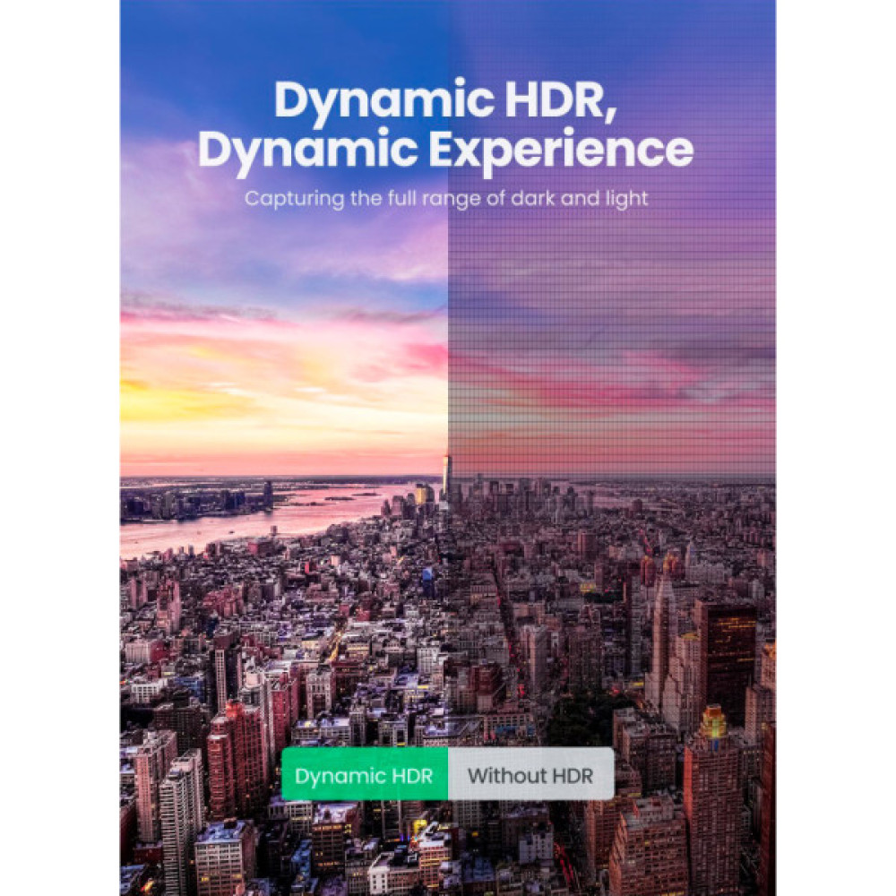 Кабель мультимедійний HDMI M to HDMI M 1.5m braided HD140 black Ugreen (80402)