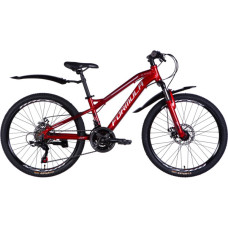 Велосипед Formula 24" BLACKWOOD 1.0 DD рама-12,5" AL 2025 червоно-сріблястий (OPS-FR-24-422)