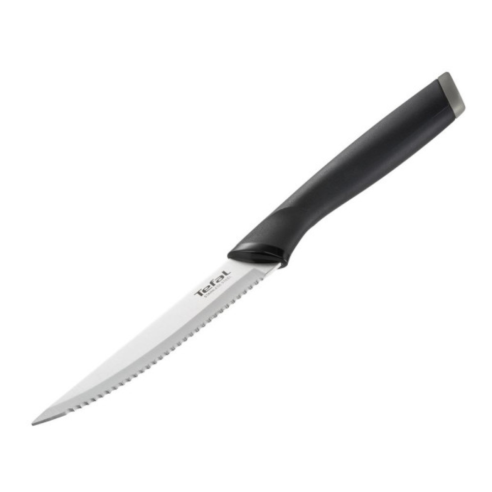 Набір ножів Tefal Essential 3шт, нержавіюча сталь, пластик, чорний (K2219455)