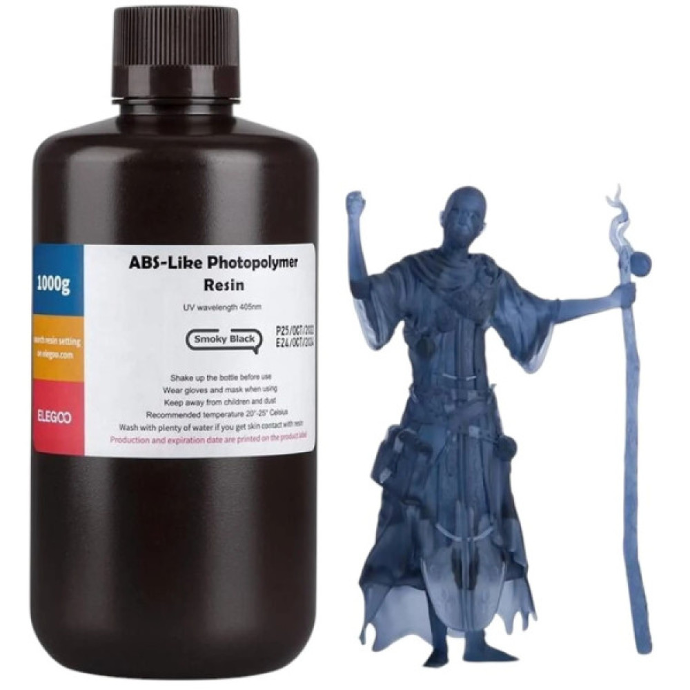 Фотополімерна смола ELEGOO Resin, ABS-like 1кг, black (50.103.0115)