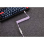 Дата кабель USB-C + USB A to USB-C 1.36m Coiled Aviator purple Keychron (CAB17_KEYCHRON)