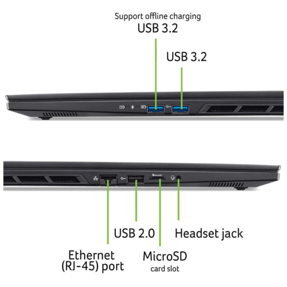 Ноутбук Acer Nitro 16S AI AN16S-61-R7HR (NH.QXUEU.002)