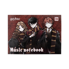 Зошит Kite для нот Harry Potter А5, 20 аркушів (HP25-405)