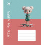 Зошит Школярик Stylish vibes 12 аркушів лінія (012-3568L) Зошит Школярик Stylish vibes 12 аркушів лінія (012-3568L)