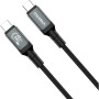 Дата кабель USB-C to USB-C 1.2m USB4.0 Gen3 240W (8K HDR) Choetech (XCC-1040-GY) Дата кабель USB-C to USB-C 1.2m USB4.0 Gen3 240W (8K HDR) Choetech (XCC-1040-GY)