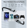 Дата кабель USB-C to USB-C 1.2m USB4.0 Gen3 240W (8K HDR) Choetech (XCC-1040-GY) Дата кабель USB-C to USB-C 1.2m USB4.0 Gen3 240W (8K HDR) Choetech (XCC-1040-GY)