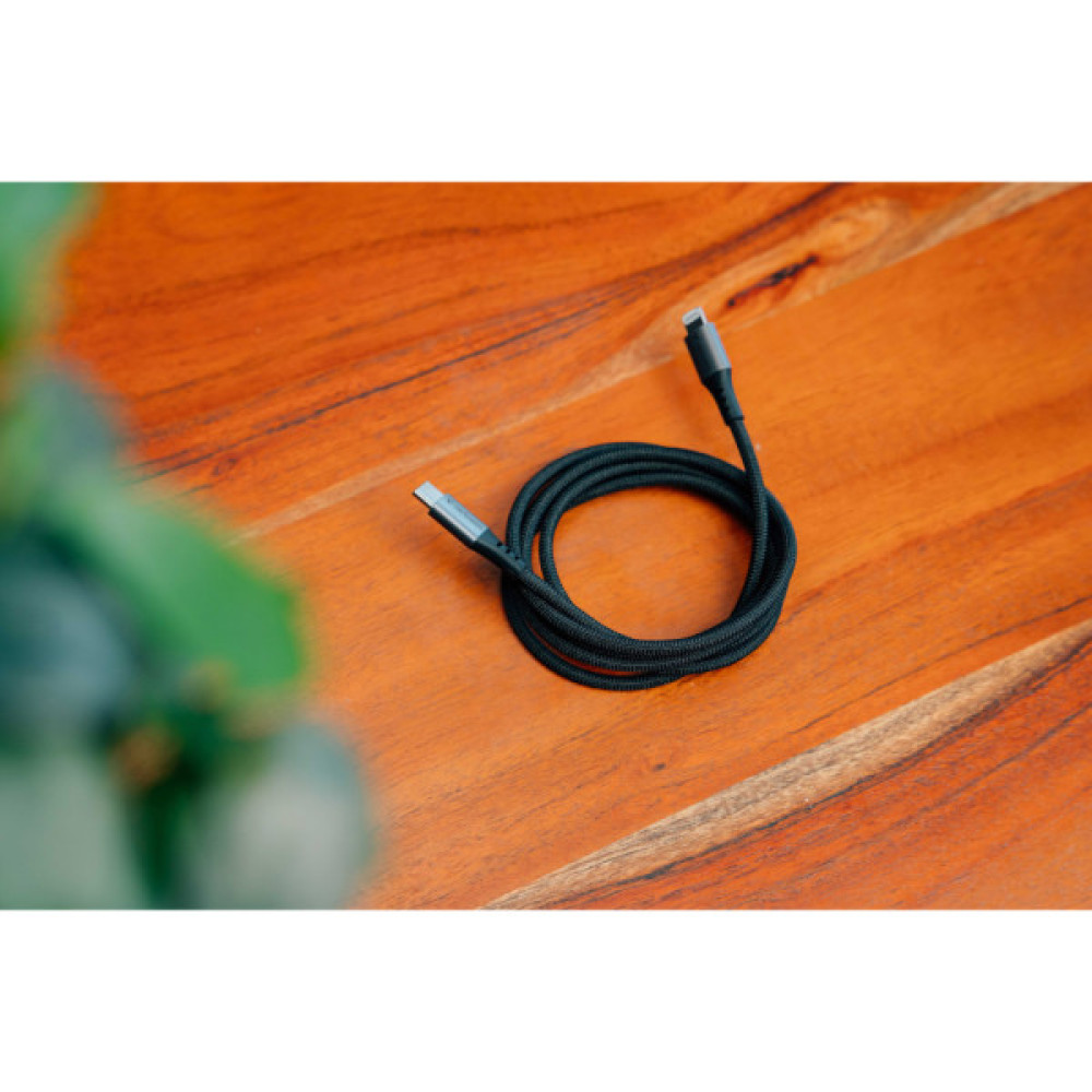 Дата кабель USB-C to Lightning 1.2m black Verbatim (31844)