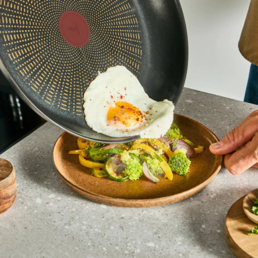 Сковорода Tefal Emotion+ 24см, чорний (E3270444)