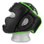 Боксерський шолом PowerPlay 3100 PU Чорно-зелений XS (PP_3100_XS_Black/Green)