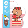 Папір для нотаток Yes To Do Line Friends girl планшет з магнітом, блок 52 аркуша (170326) Папір для нотаток Yes To Do Line Friends girl планшет з магнітом, блок 52 аркуша (170326)