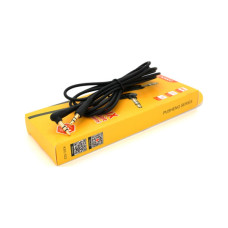 Кабель мультимедійний 3.5mm M to 3.5mm M 2.0m black iKAKU (YT-AUXGJ(M)/(M)-KSC-522-B)