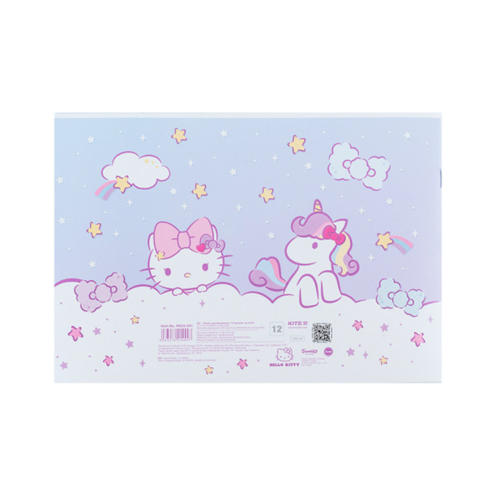 Альбом для малювання Kite Hello Kitty, 12 аркушів (HK24-241)