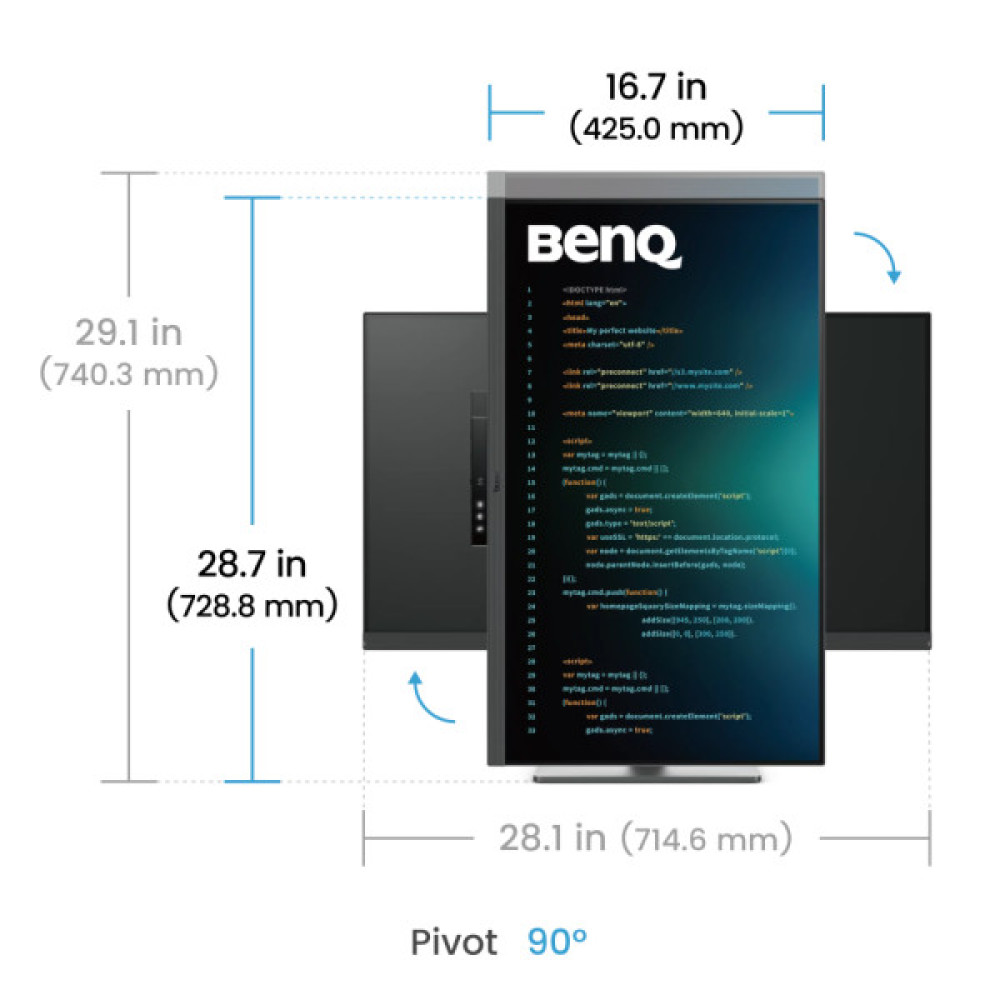 BENQ RD320U Metallic Grey (9H.LMSLA.TBE)