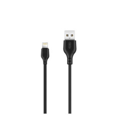 Дата кабель USB 2.0 AM to Lightning 2.0m 2.1A black XO (XO-NB-103-L-2-BK)