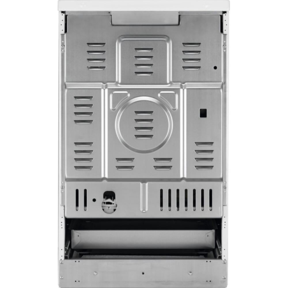 Плита Electrolux електрична склокерамічна, 57л, 50x60см, дисплей, конвекція, мангальна підставка, нерж