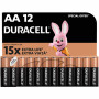 Батарейка Duracell AA лужні 12 шт. в упаковці (5000394006546 / 81551275) Батарейка Duracell AA лужні 12 шт. в упаковці (5000394006546 / 81551275)