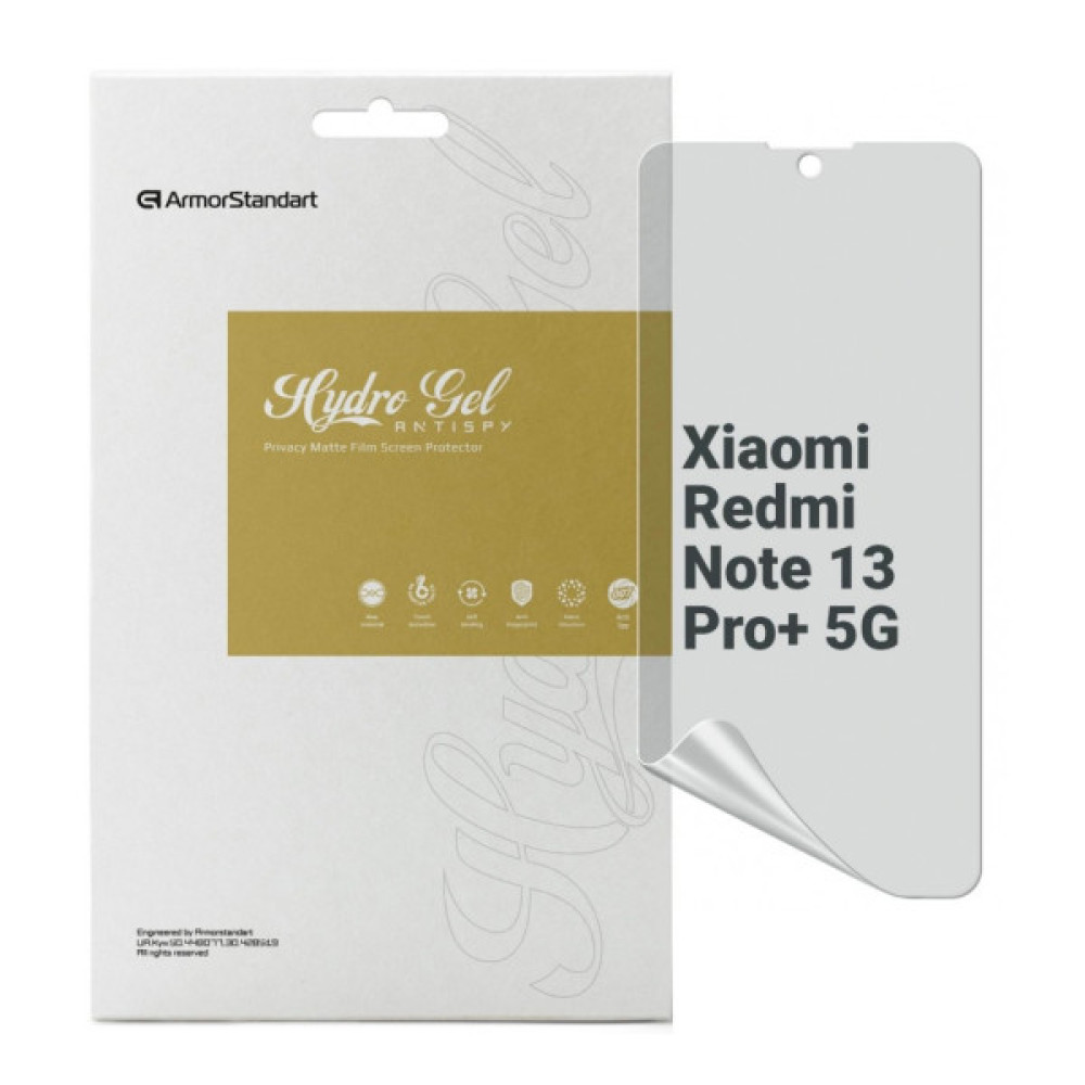 Плівка захисна Armorstandart Anti-spy Xiaomi Redmi Note 13 Pro+ 5G (ARM71869) Плівка захисна Armorstandart Anti-spy Xiaomi Redmi Note 13 Pro+ 5G (ARM71869)