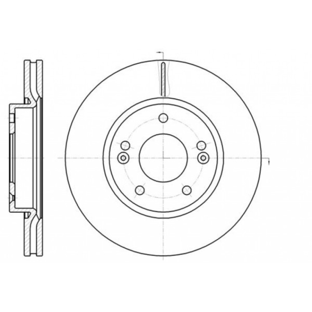 Гальмівний диск REMSA 61208.10