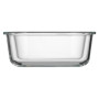 Харчовий контейнер Ardesto Gemini квадратний, 1.23л, боросилікатне скло, прозорий (AR1212BSQ)