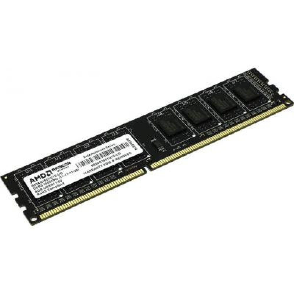 Модуль пам'яті для комп'ютера DDR3 4GB 1600 MHz AMD (R534G1601U1S-U)