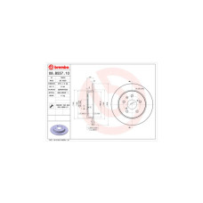 Гальмівний диск Brembo 08.B557.10