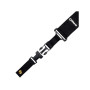 Ремінь для гітари DiMarzio Elastic ClipLock Black (DD2300BK)