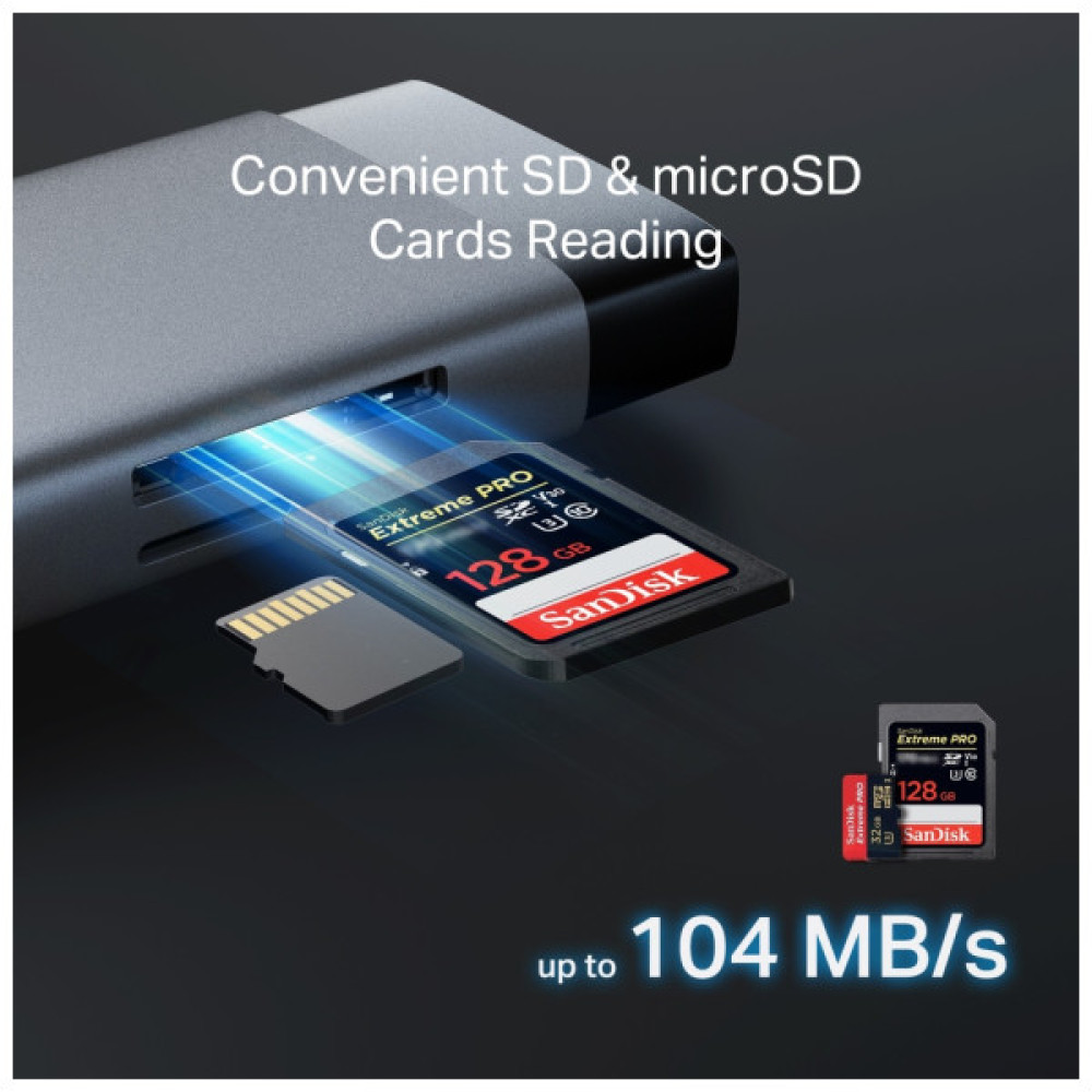 Порт-реплікатор TP-Link USB Type-C 9-в-1 (UH9120C)