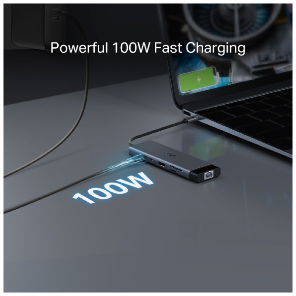 Порт-реплікатор TP-Link USB Type-C 9-в-1 (UH9120C)