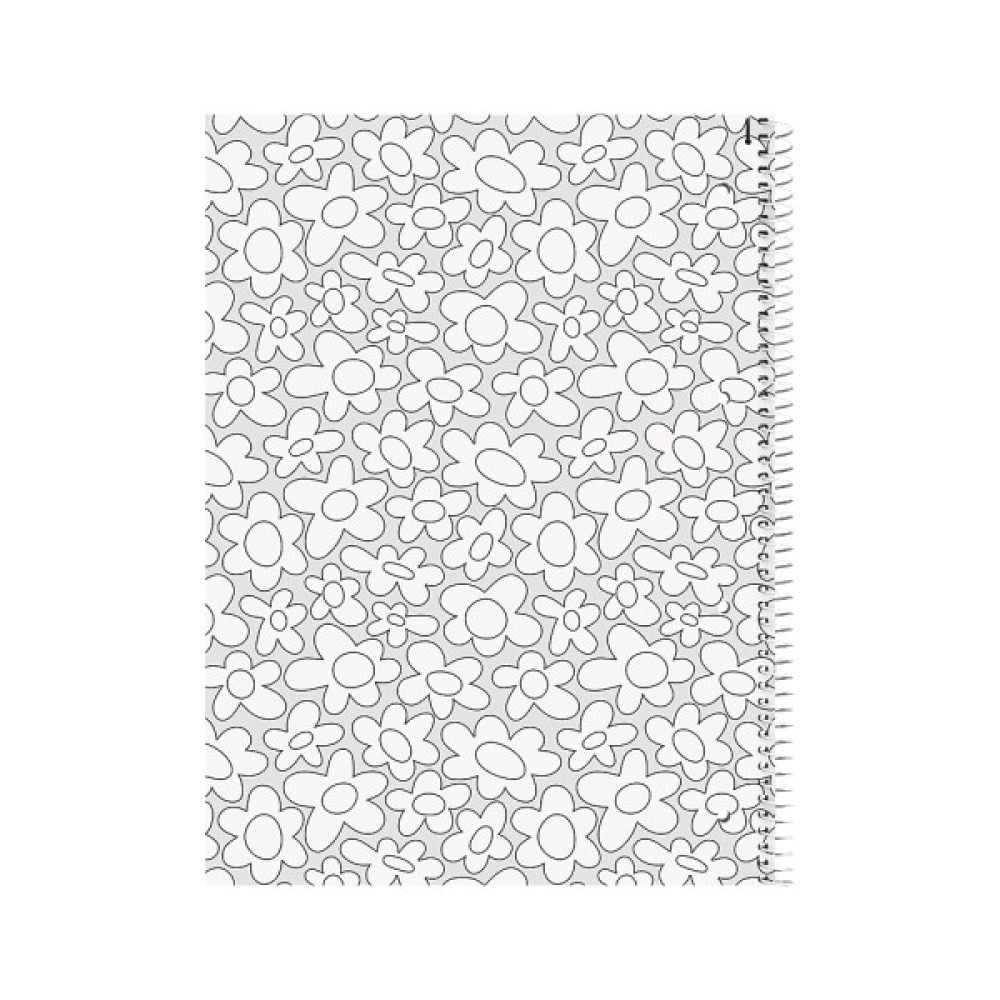 Книга записна Brunnen Коледж-блок А4 Premium Happy Hippie, лінія 80 аркушів (10-679 27 422)