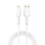 Дата кабель USB 2.0 AM to Lightning 1.0m 2.4A white Grand-X (PL-05W)