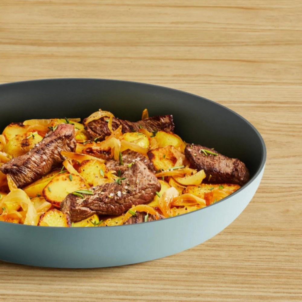 Сковорода Tefal Halo EUCALYPTUS, 24см, алюміній, бакеліт, сірий (G0160402)