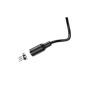 Дата кабель USB 2.0 AM to Micro 5P 1.0m 2.4A magnetic BX41 black BOROFONE (6931474738455)