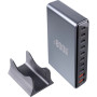 Зарядний пристрій XoKo 8xUSB-C PD 65 - 140W + 2xUSB QC30W GaN3 800W (XK-QC-800)