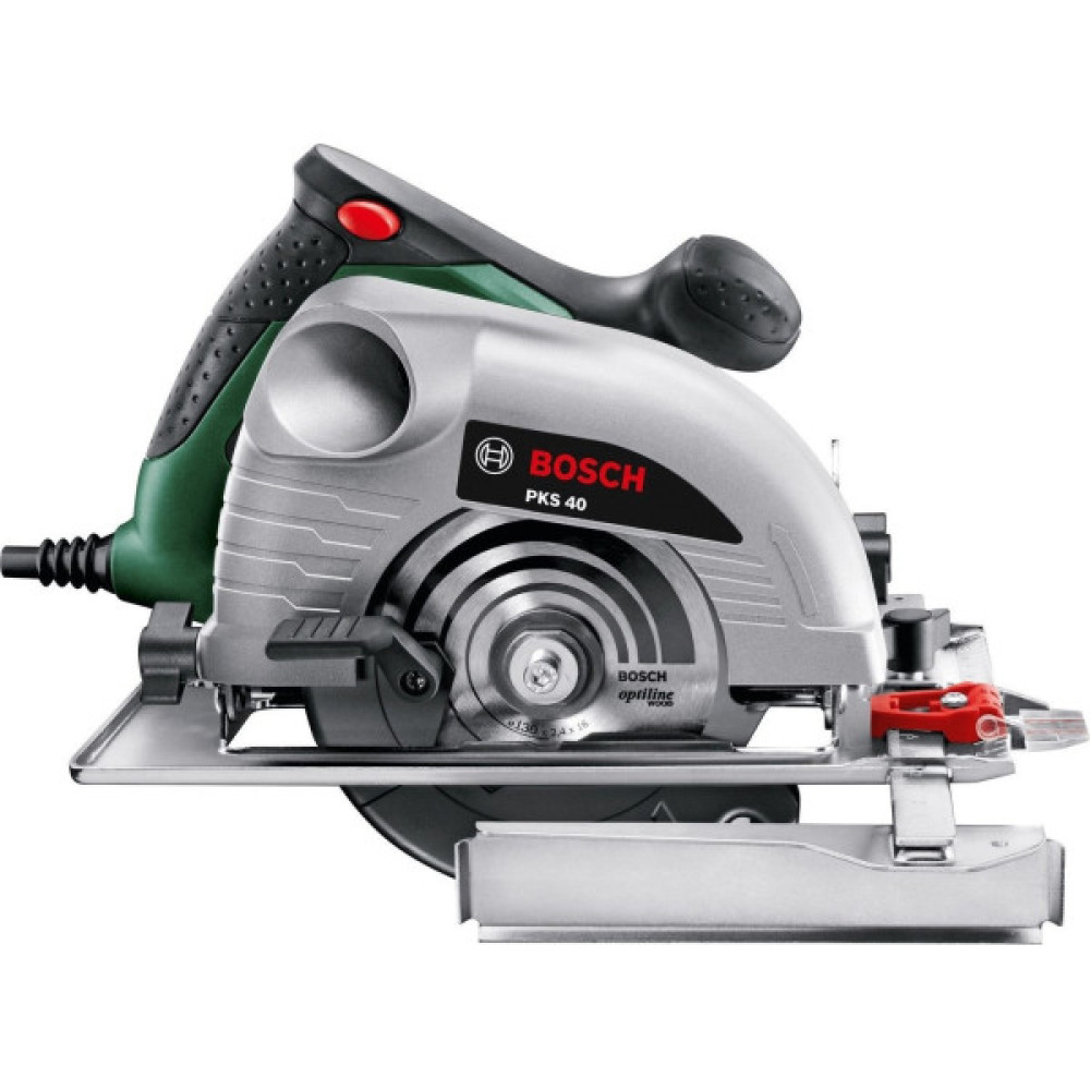 Пила дискова Bosch PKS 40 850Вт 130мм 2.6кг