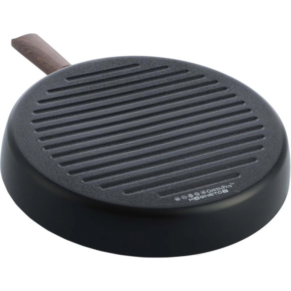 Сковорода GreenPan Eco Smartshape гриль 28 см темне дерево (CC006444-001) Сковорода GreenPan Eco Smartshape гриль 28 см темне дерево (CC006444-001)