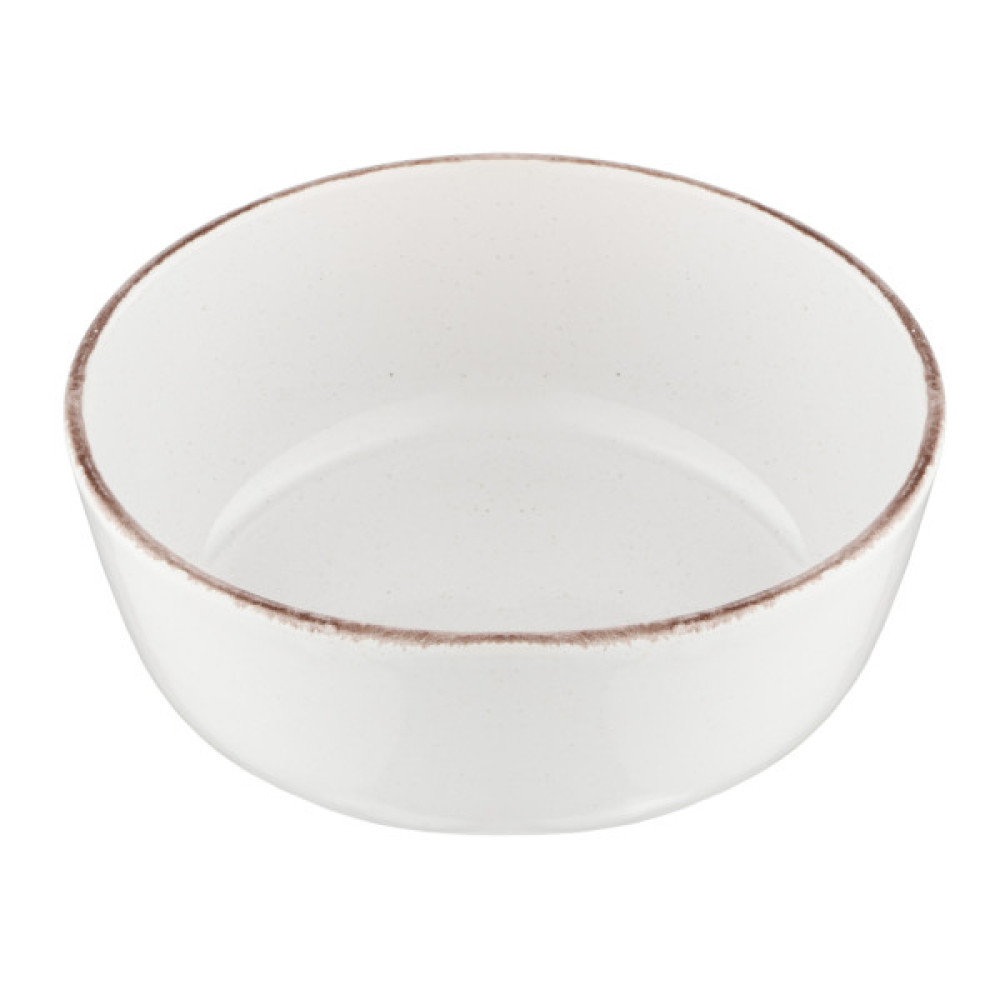 Салатник Ardesto Lazio 700мл, 16см, кераміка, білий (AR1516W)