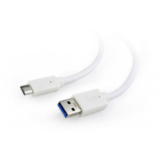 Дата кабель USB 3.0 AM to USB-C 0.5m Cablexpert (CCP-USB3-AMCM-W-0.5M)