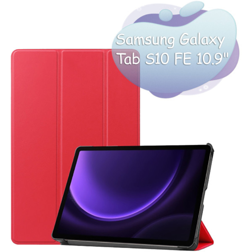 Чохол до планшета BeCover Smart Case Samsung Galaxy Tab S10 FE (SM-X520/SM-X526) 10.9" Red (713280) Чохол до планшета BeCover Smart Case Samsung Galaxy Tab S10 FE (SM-X520/SM-X526) 10.9" Red (713280)