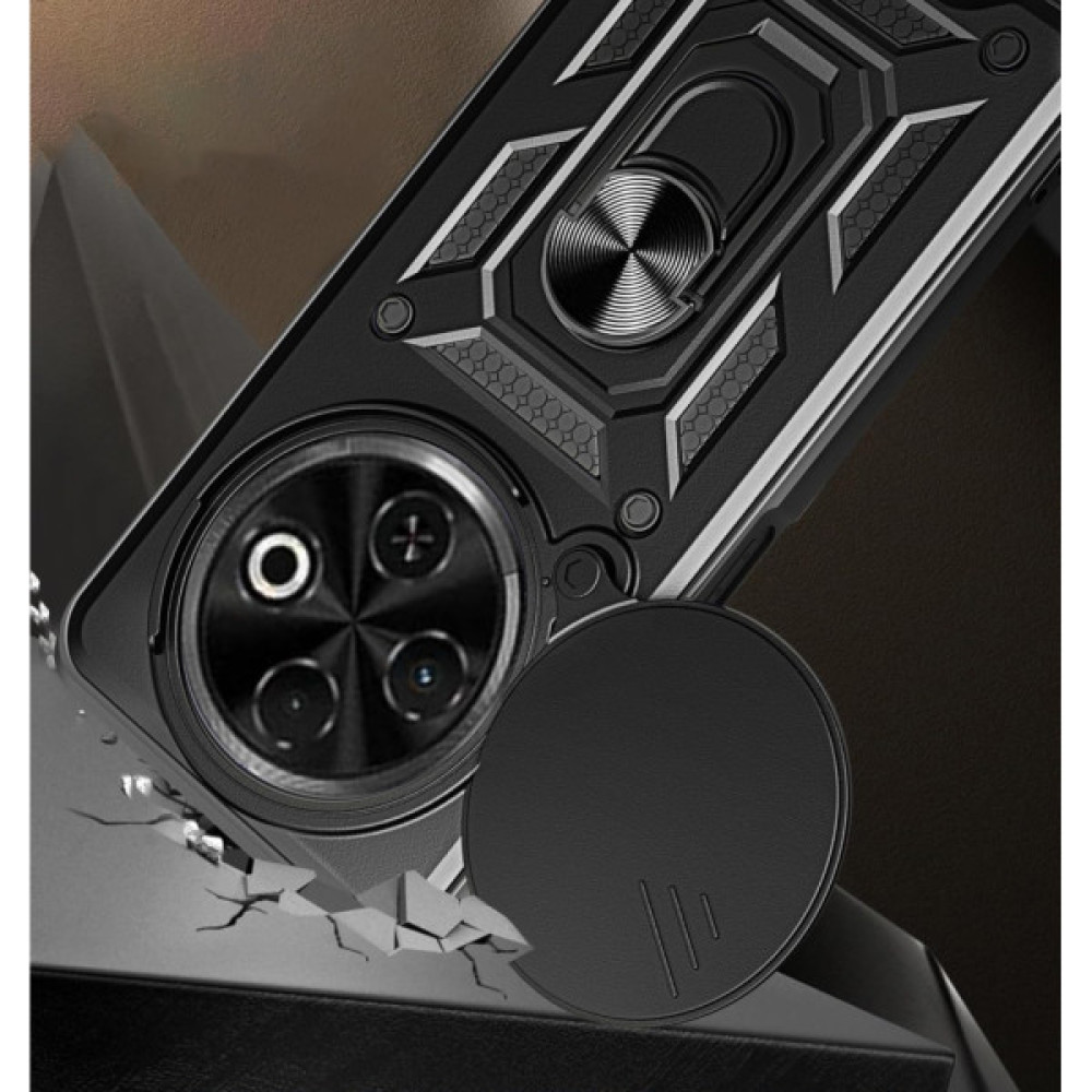 Чохол до мобільного телефона BeCover Military Tecno Spark 30 (KL6) Black (713541)