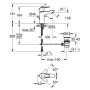 Змішувач Grohe M-Size BauLoop New (23762001) Змішувач Grohe M-Size BauLoop New (23762001)