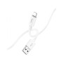 Дата кабель USB 2.0 AM to Lightning 1.0m Magic silicone X87 white HOCO (6931474783202) Дата кабель USB 2.0 AM to Lightning 1.0m Magic silicone X87 white HOCO (6931474783202)