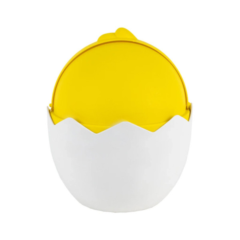 Кошик для паперів Kite Настільний контейнер для сміття, жовтий (K24-009-3)