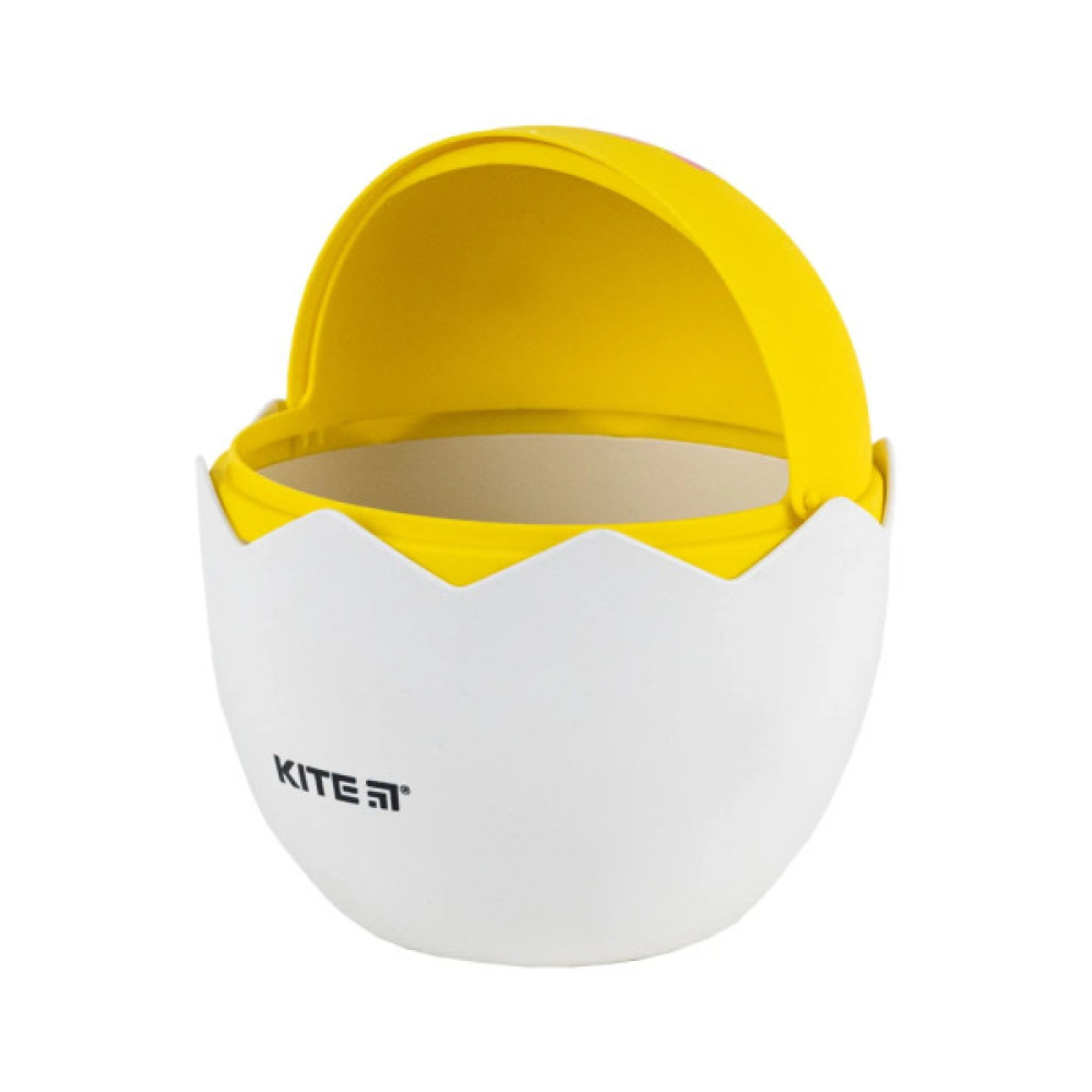 Кошик для паперів Kite Настільний контейнер для сміття, жовтий (K24-009-3)