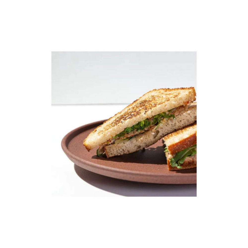 Тарілка G.Benedikt Granit без глазурування 24 см Червона (B1Q2124)